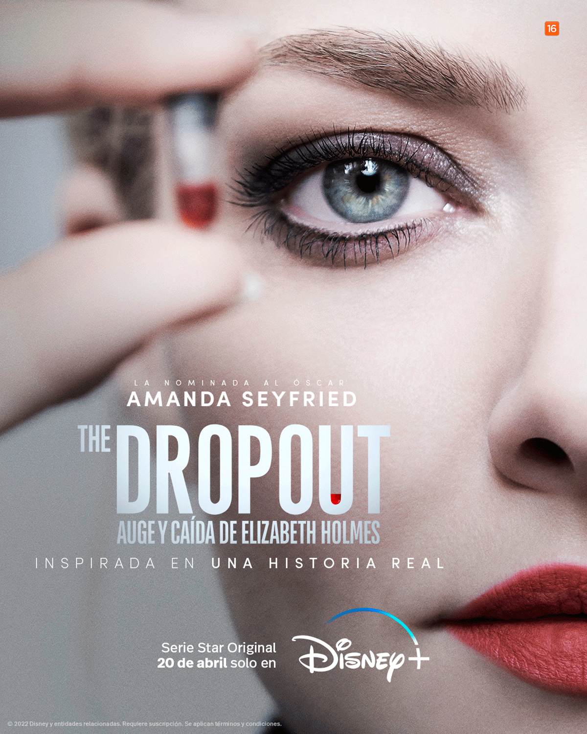 Cartel de The Dropout: Auge y caída de Elizabeth Holmes