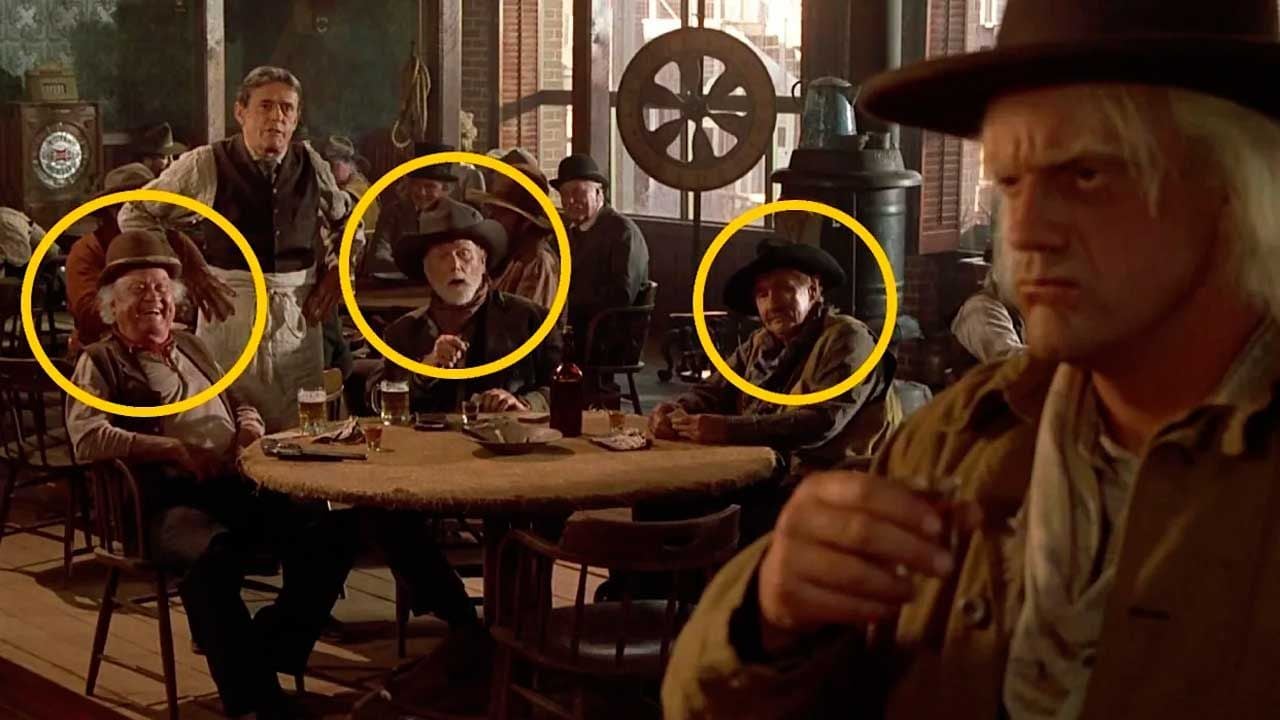 Solo aparecen durante unos minutos en ‘Regreso al Futuro III’: Solo los verdaderos fans del cine western saben quiénes son estos tres hombres