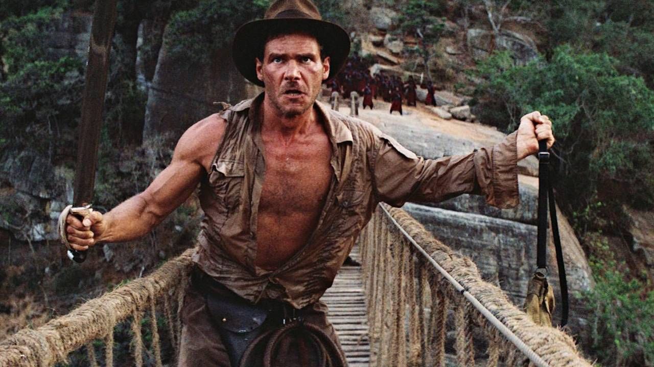 Harrison Ford en 'Indiana Jones y el templo maldito'