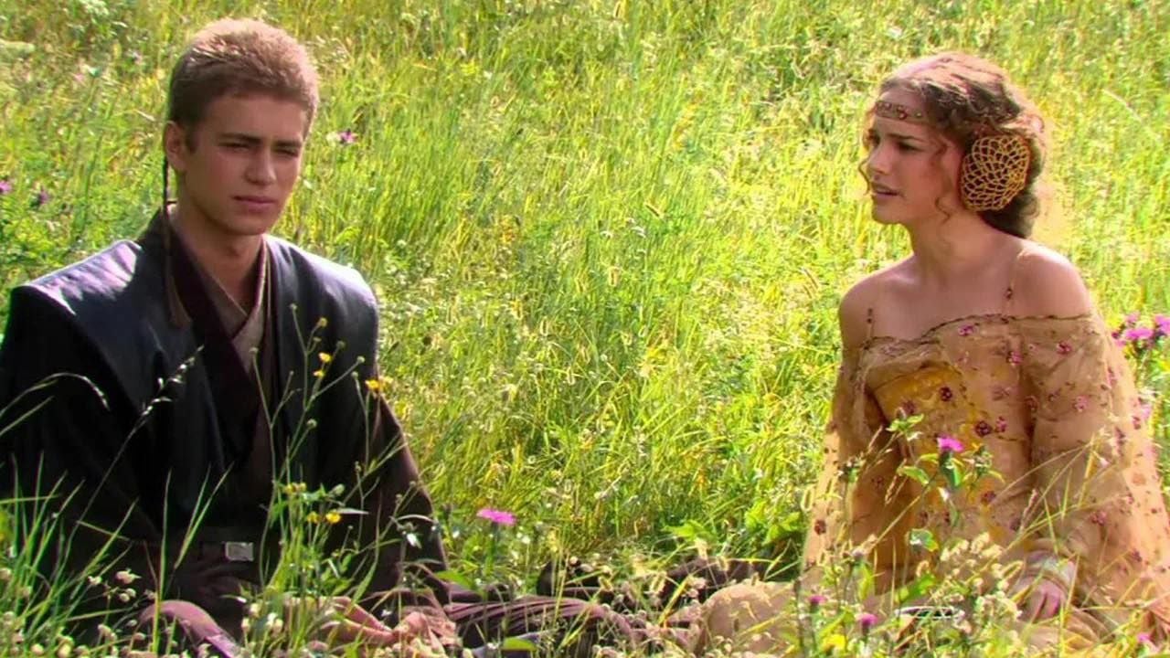 Hayden Christensen y Natalie Portman en 'Star Wars'