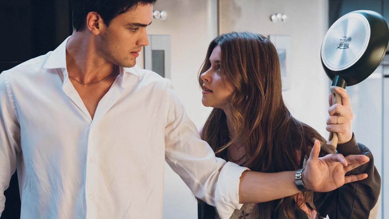 Gabriel Guevara y Nicole Wallace en 'Culpa mía'