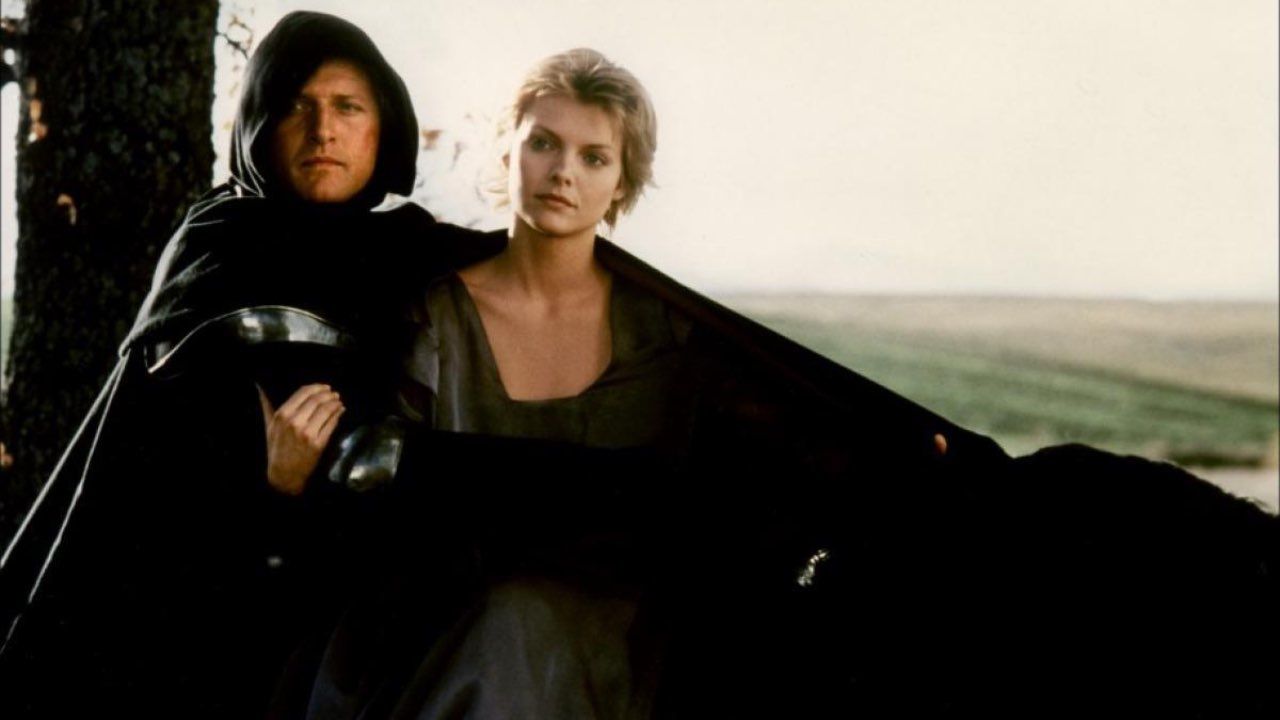 Rutger Hauer y Michelle Pfeiffer en 'Lady Halcón'