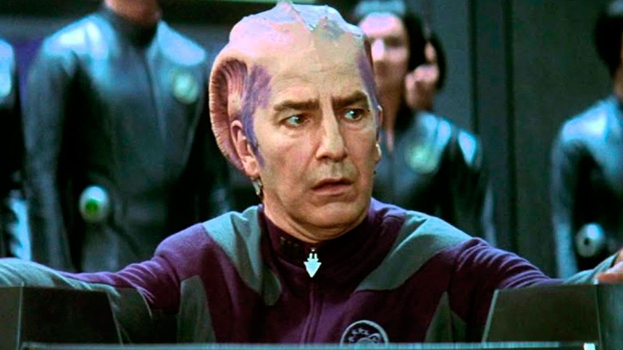 Alan Rickman en Héroes fuera de órbita