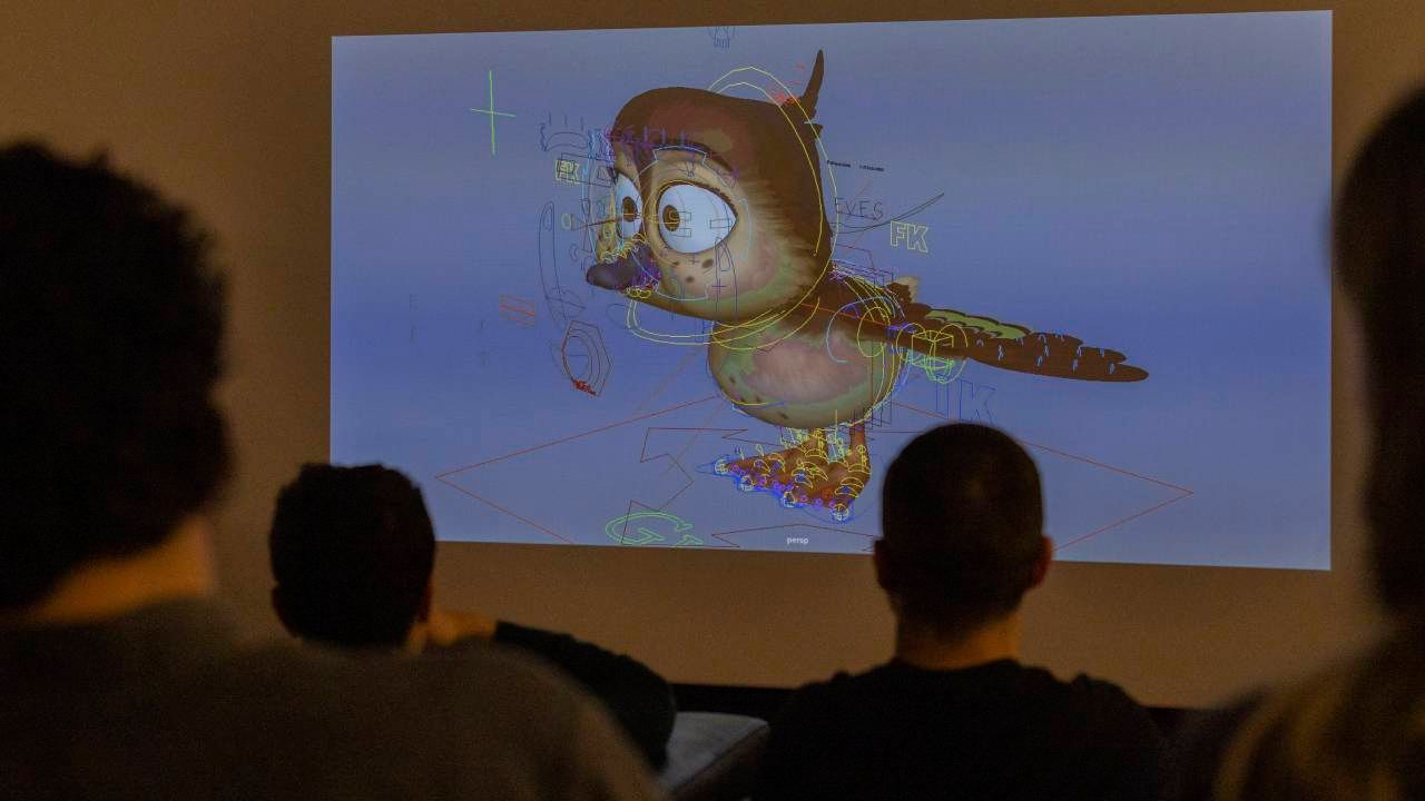 Imagen de un character rigging.