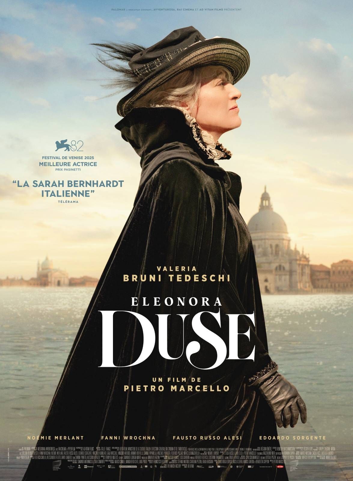 Cartel de la película Eleonora Duse: La Divina con Valeria Bruni Tedeschi en el papel de Eleonora Duse