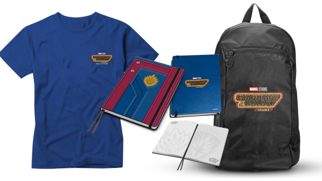 El lote se compone de camiseta, agenda y mochila