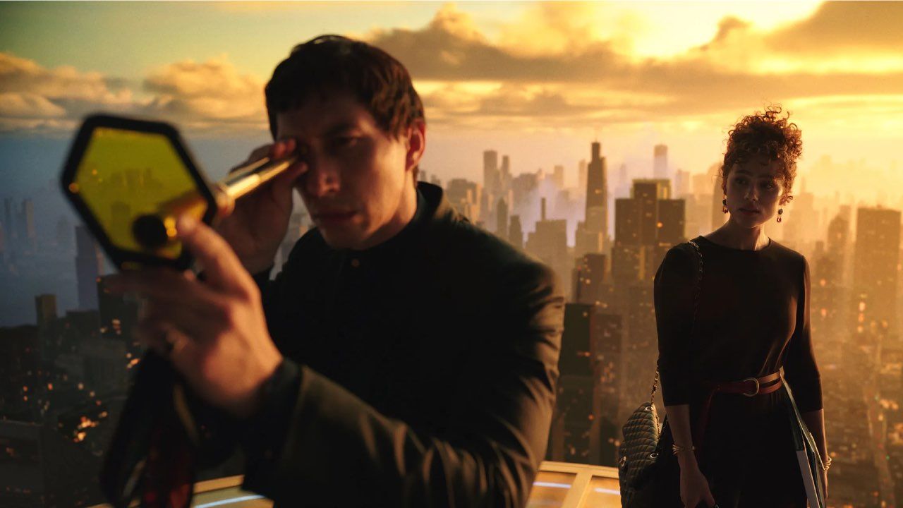 Adam Driver y Nathalie Emmanuel en 'Megalopolis'