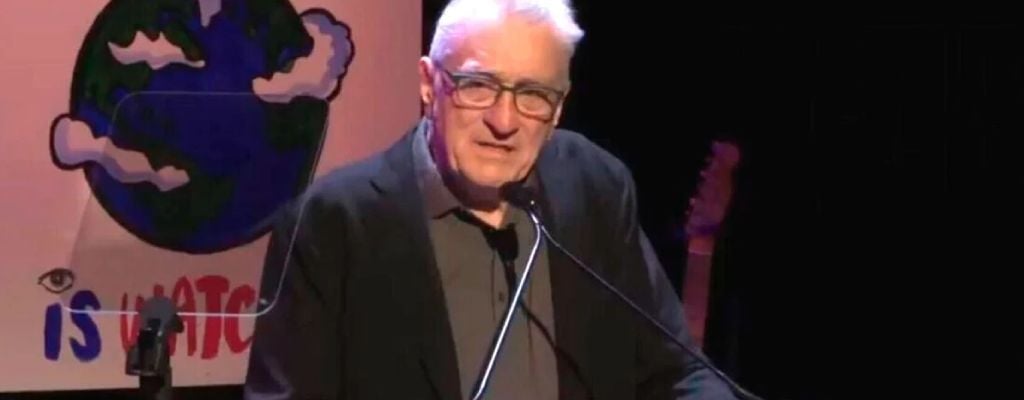 Robert De Niro: "Amar a nuestro país empieza a sonar como si una persona maltratada dijera que ama a su agresor"