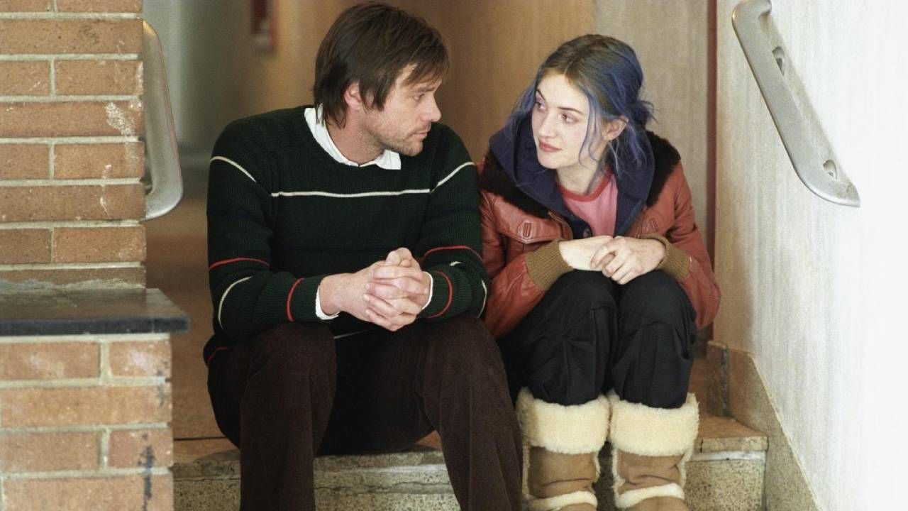 Jim Carrey y Kate Winslet como Joel y Clementine en '¡Olvídate de mí!'