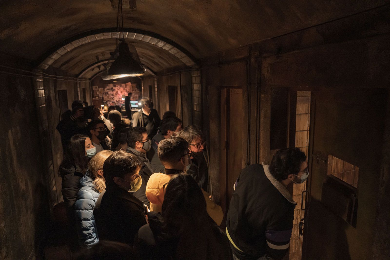 Uno de los túneles construidos para el rodaje de 'Reina Roja'