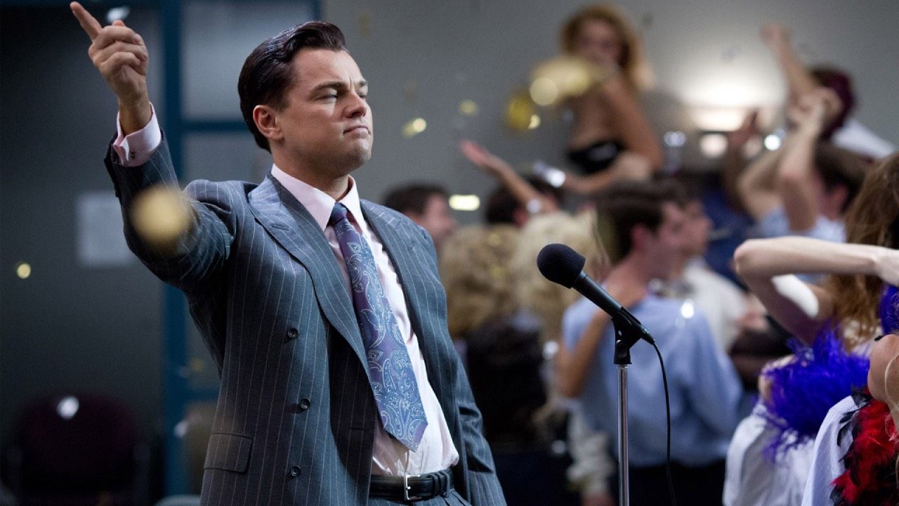 Leonardo DiCaprio en 'El lobo de Wall Street'