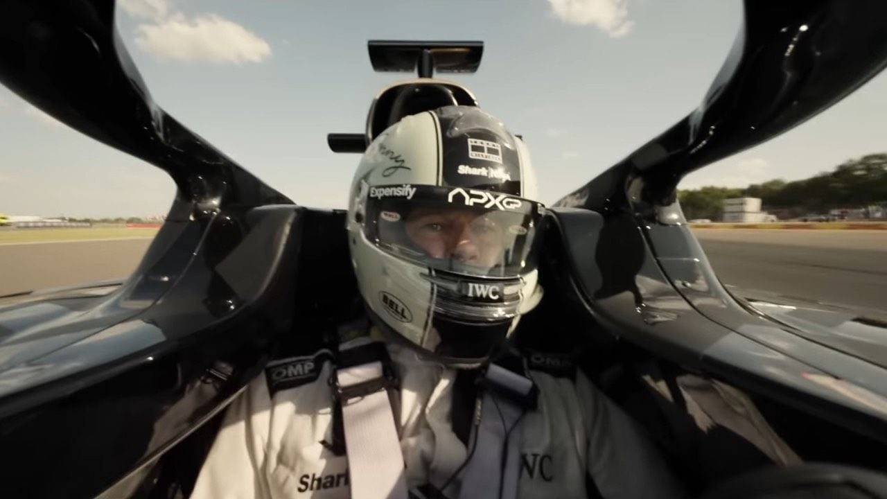 Brad Pitt como Sonny Hayes en 'F1'