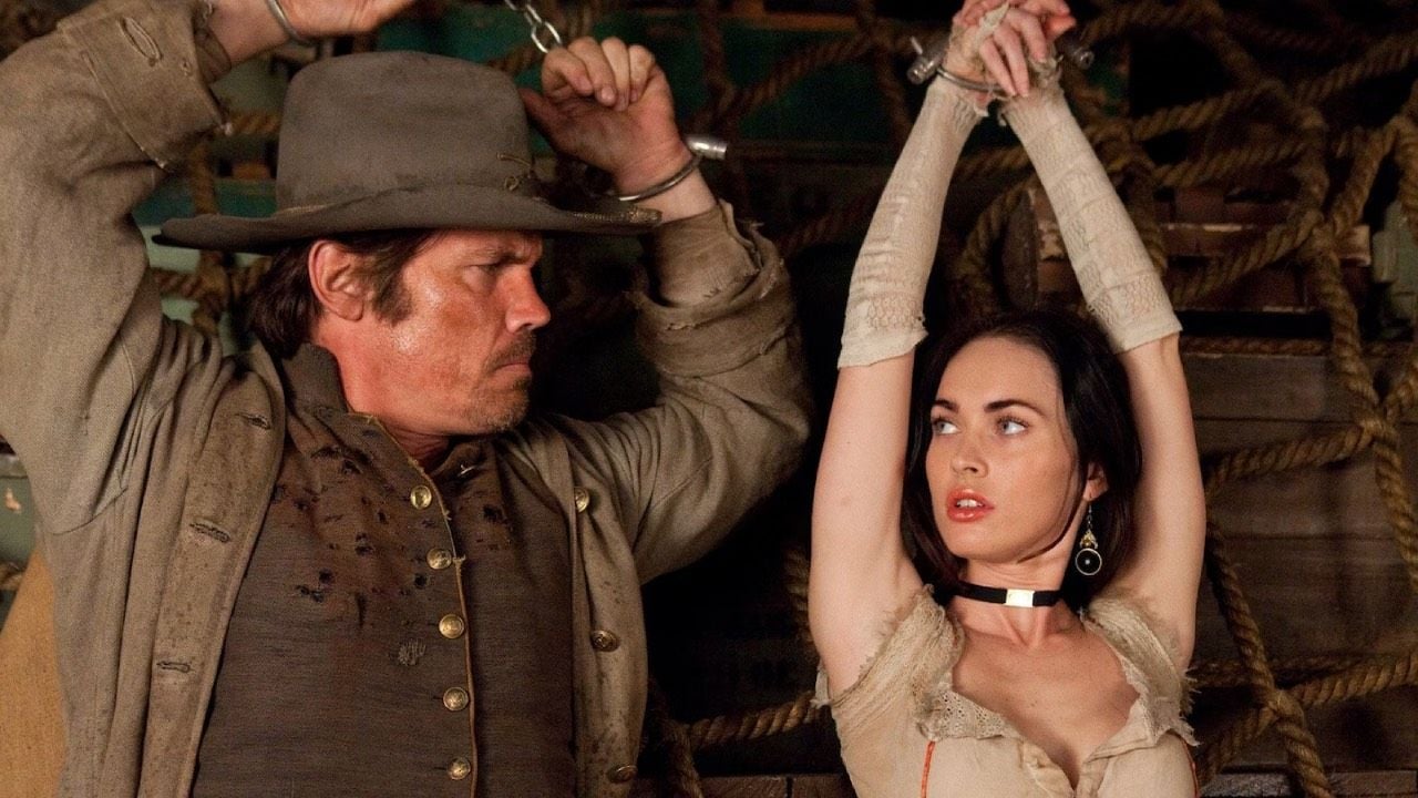 Josh Brolin y Megan Fox en 'Jonah Hex'