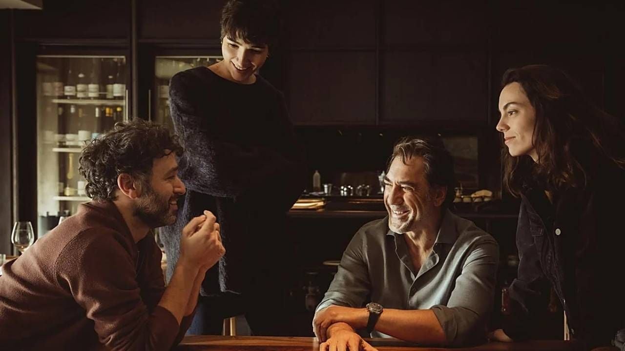 Rodrigo Sorogoyen e Isabel Peña junto a Javier Bardem y Victoria Luengo