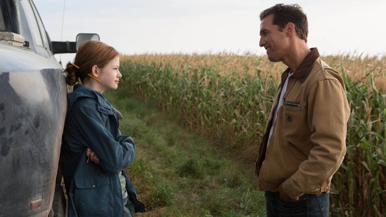Mackenzie Foy y Matthew McConaughey en 'Interstellar'