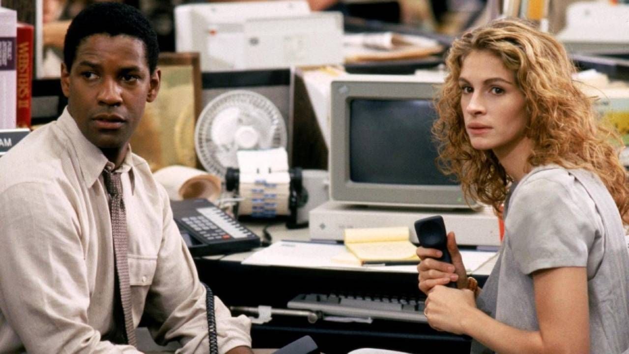 Denzel Washington y Julia Roberts en 'El informe Pelícano'