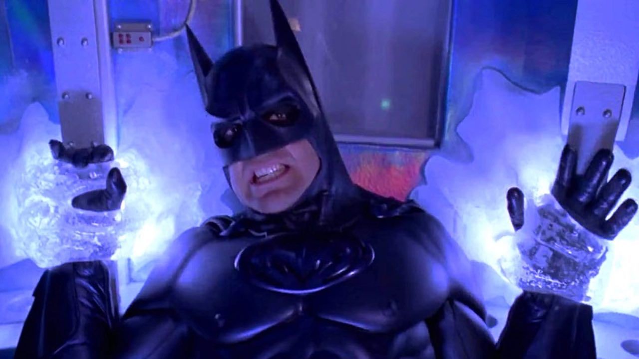 George Clooney como Batman. 