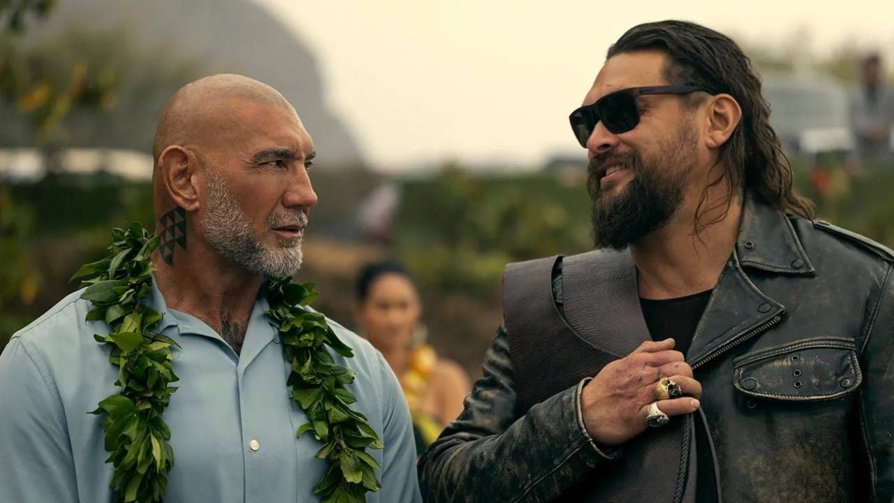 Dave Bautista y Jason Momoa en 'Los hermanos demolición'