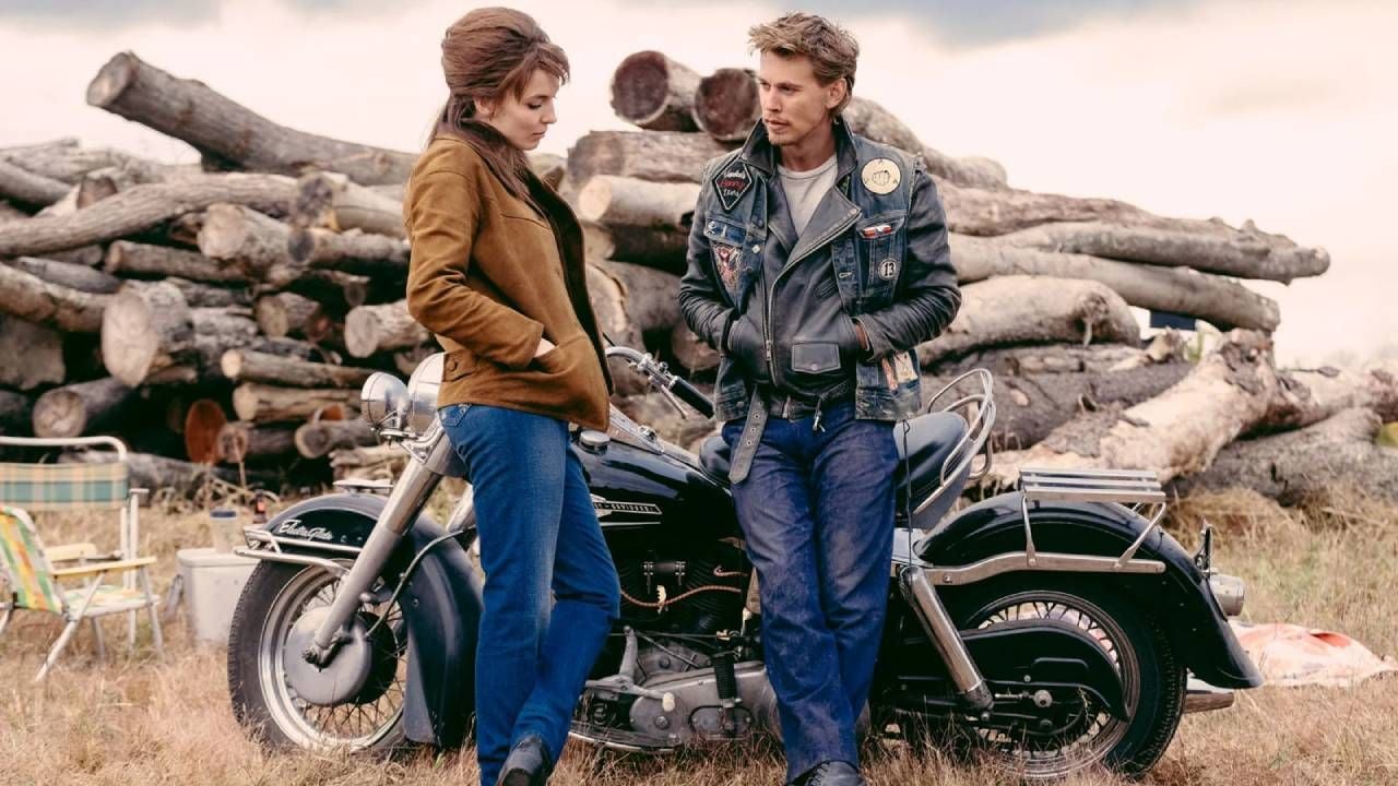 Jodie Comer y Austin Butler en 'Bikeriders. La ley del asfalto'