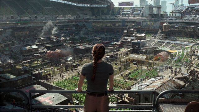 Abby en el estadio en el final de la temporada 2 de The Last of Us
