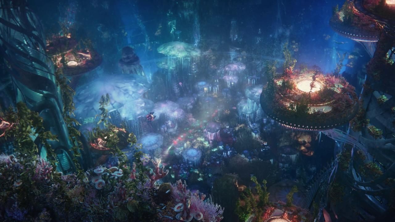 Un fotograma de la inmensidad del universo de 'Aquaman'