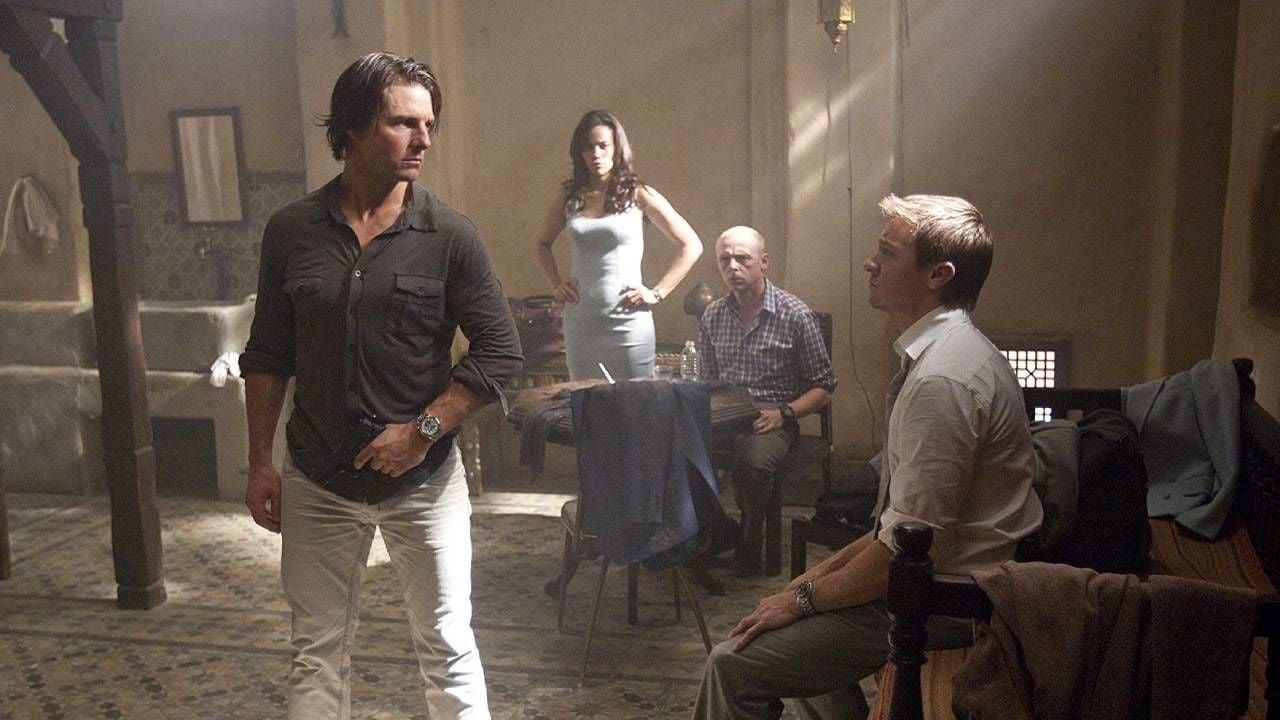 Tom Cruise y Jeremy Renner en 'Misión Imposible'