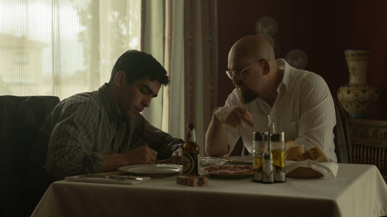 Omar Ayuso y Raúl Arévalo en 'El castillo'