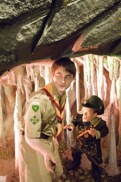 Extras: Extras : Foto Daniel Radcliffe, Warwick Davis - 3 sobre un