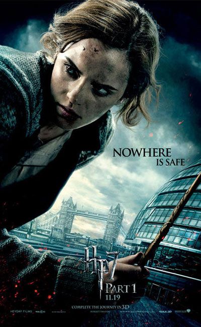 portada de harry potter y las reliquias de la muerte parte 1