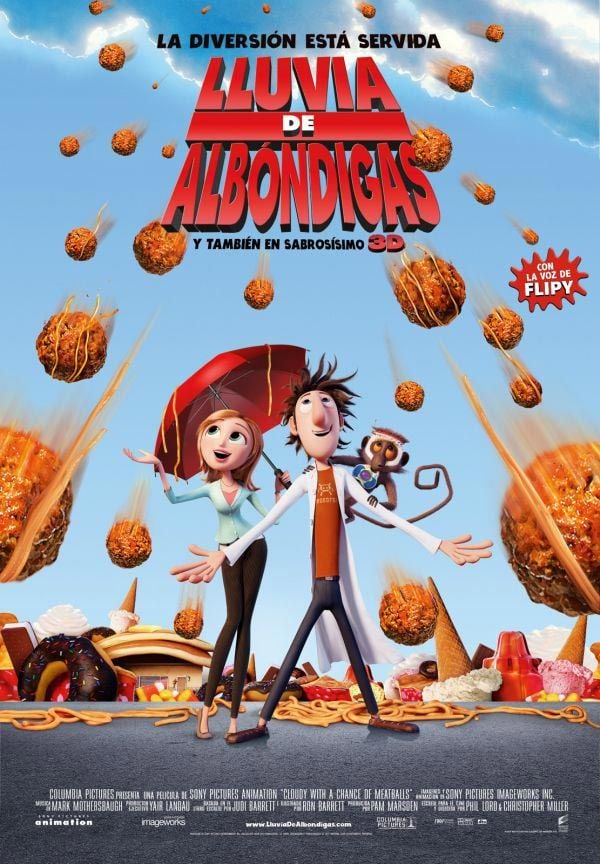 Lluvia de albóndigas - Película 2009