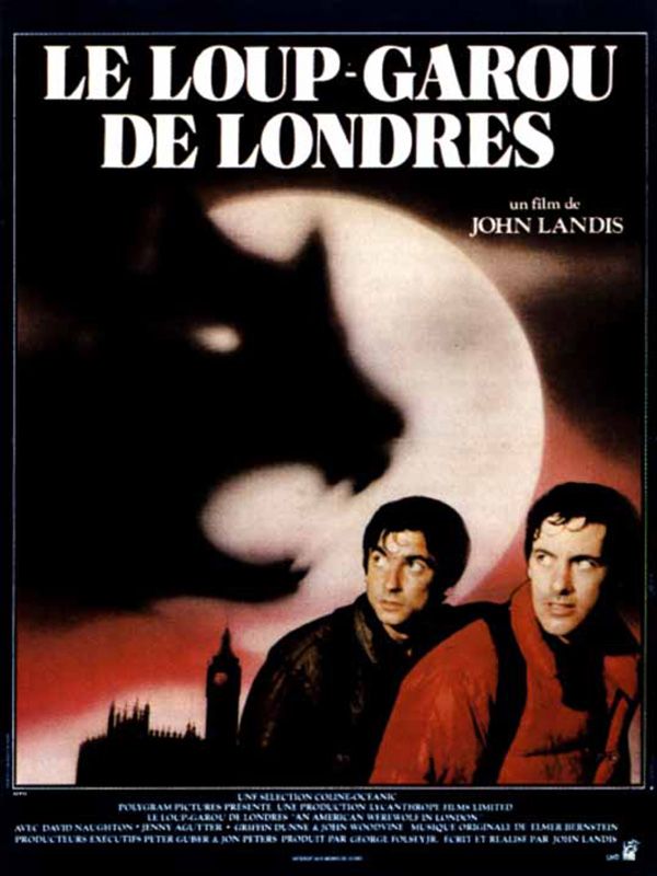 Cartel de la película Un hombre lobo americano en Londres