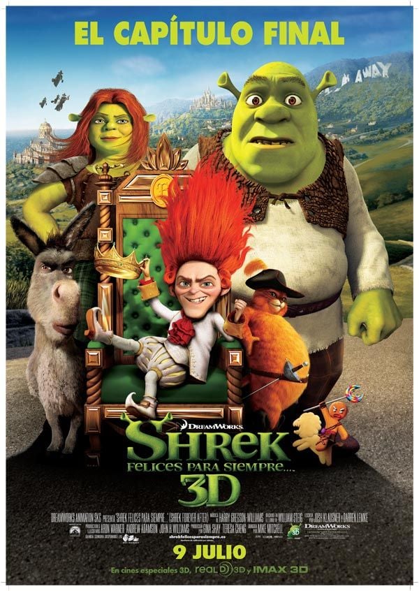 Cartel De La Película Shrek Felices Para Siempre Foto 51 Por Un