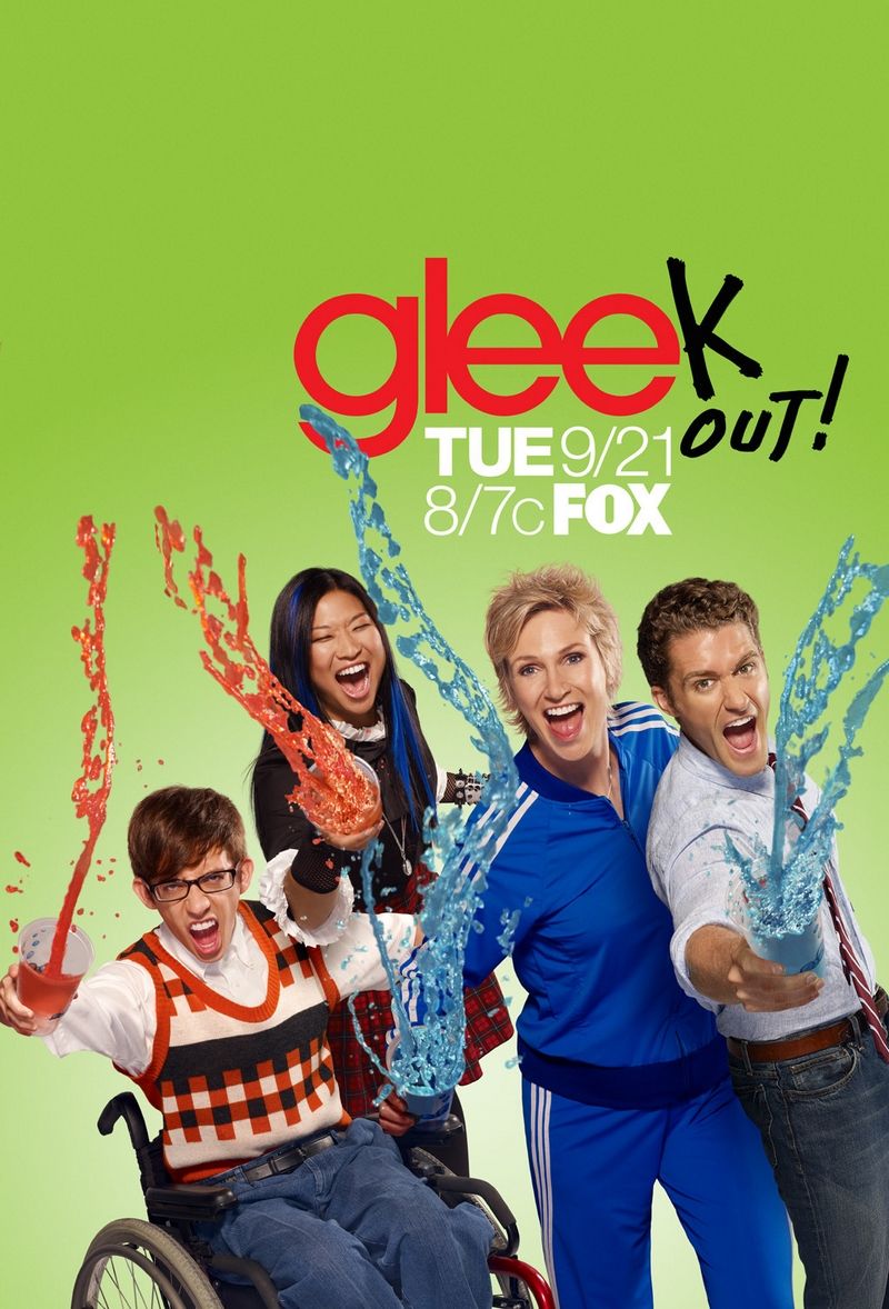 Foto De Jane Lynch Glee Foto Jane Lynch Jenna Ushkowitz Kevin Mchale Matthew Morrison Sensacine Com