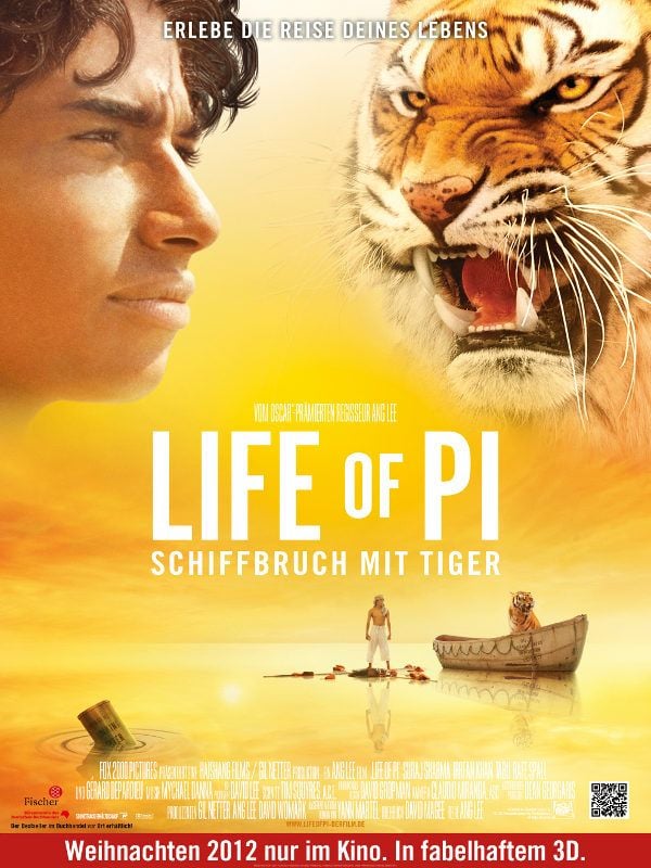 Cartel de la película La vida de Pi - Foto 10 por un total de 54 ...