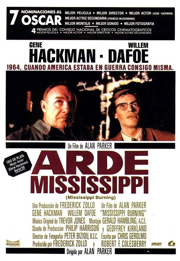 Arde Mississippi Pel cula 1988 SensaCine Arde Mississippi Pel cula 1988 SensaCine