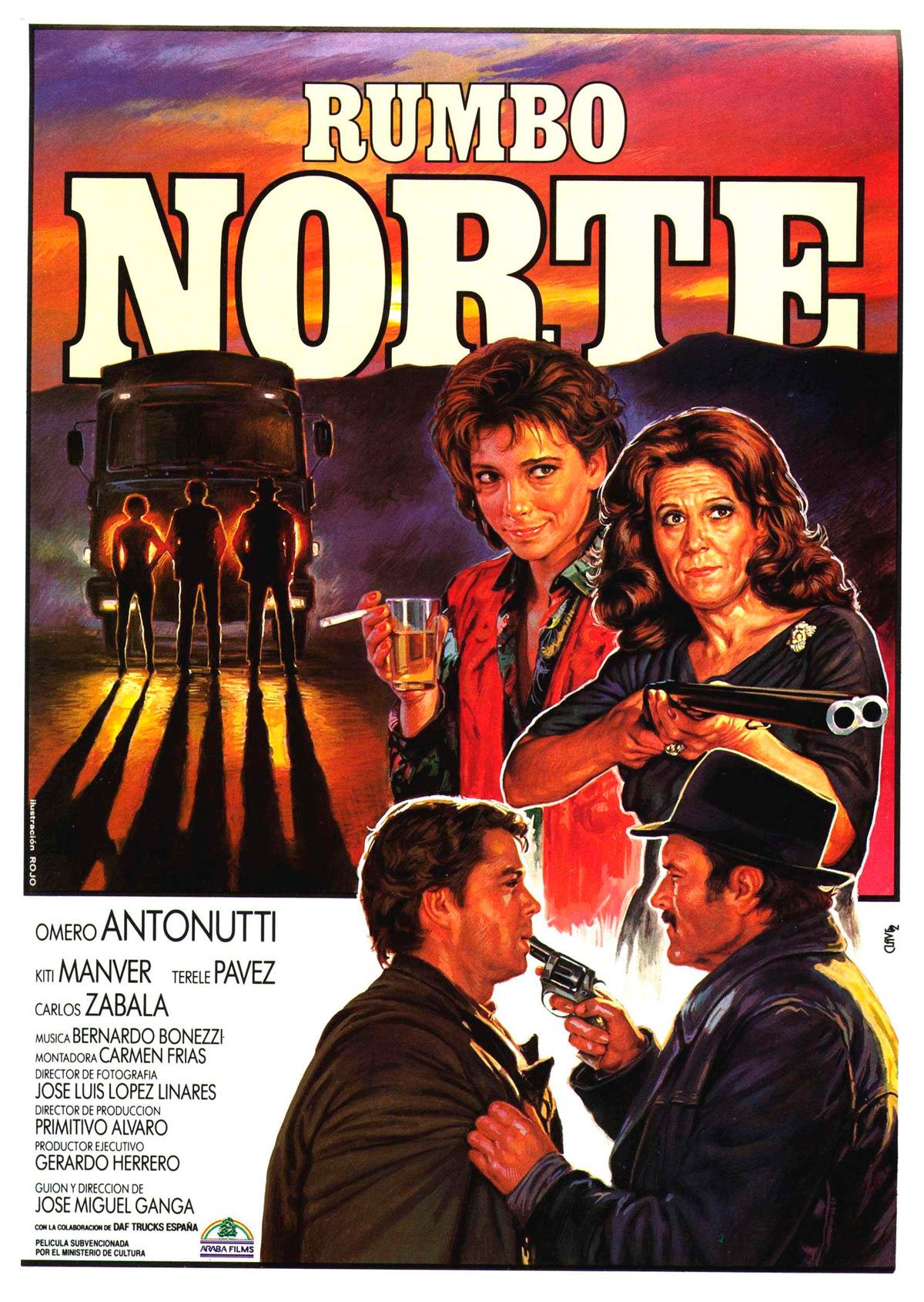 Rumbo norte - Película 1987