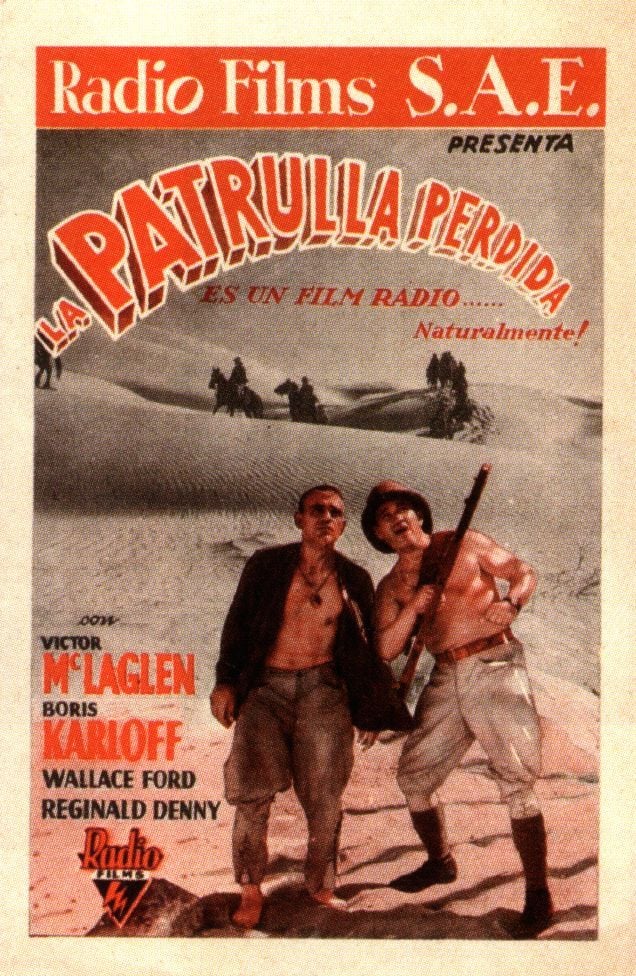 La patrulla perdida - Película 1934