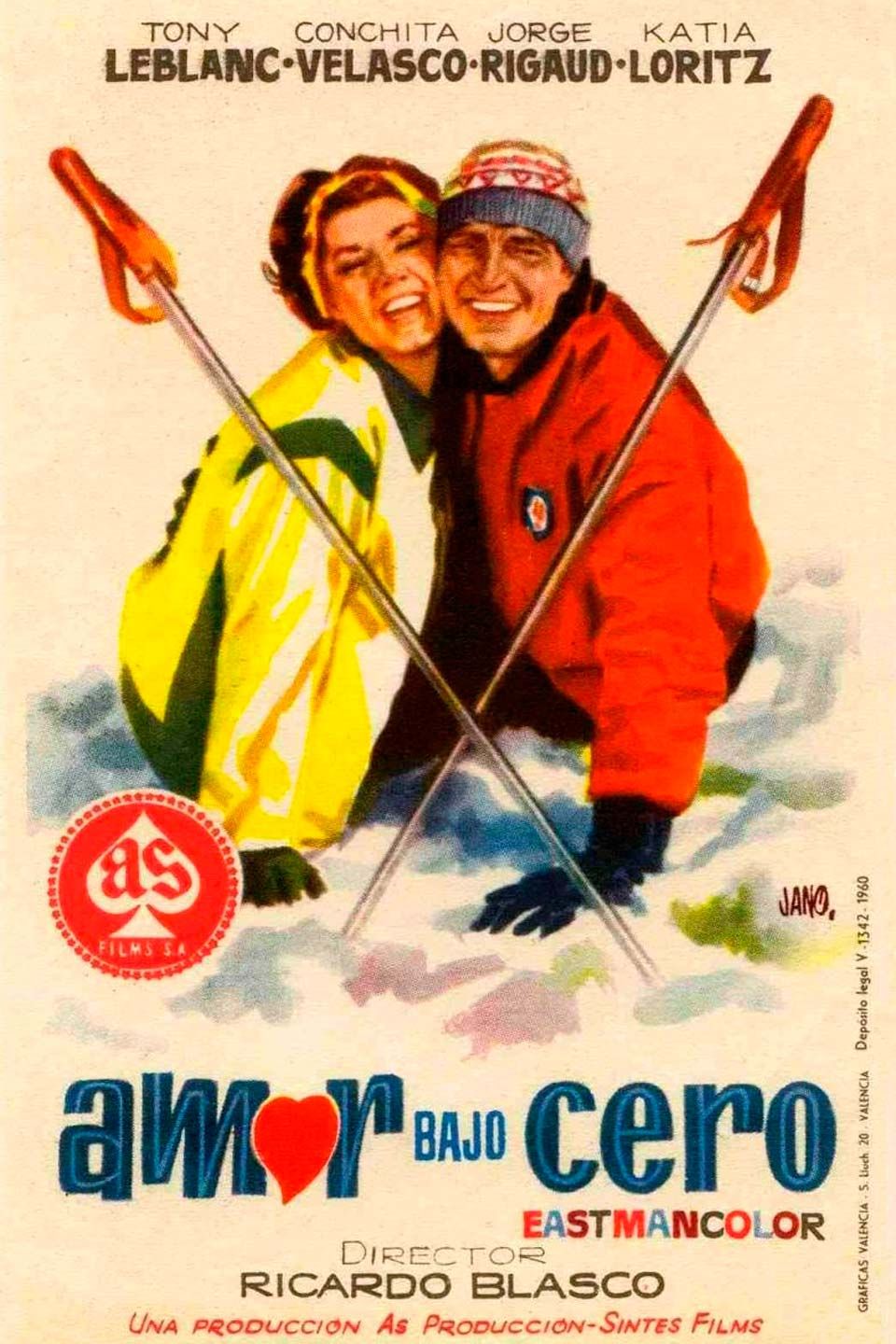 Amor bajo cero - Película 1960