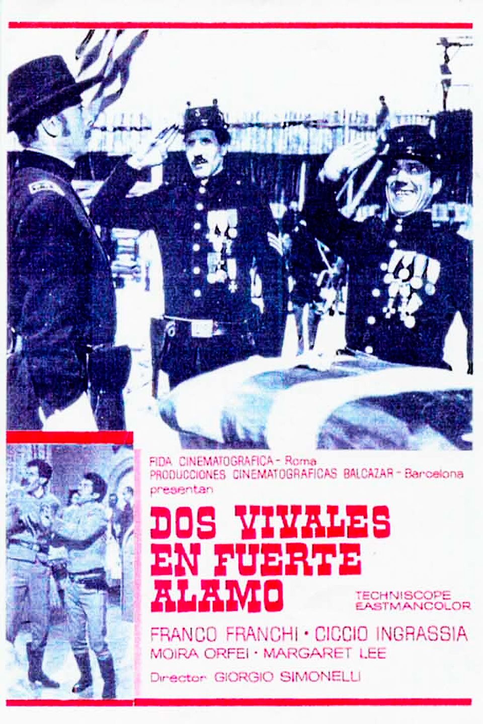 Dos vivales en Fuerte Álamo - Película 1965