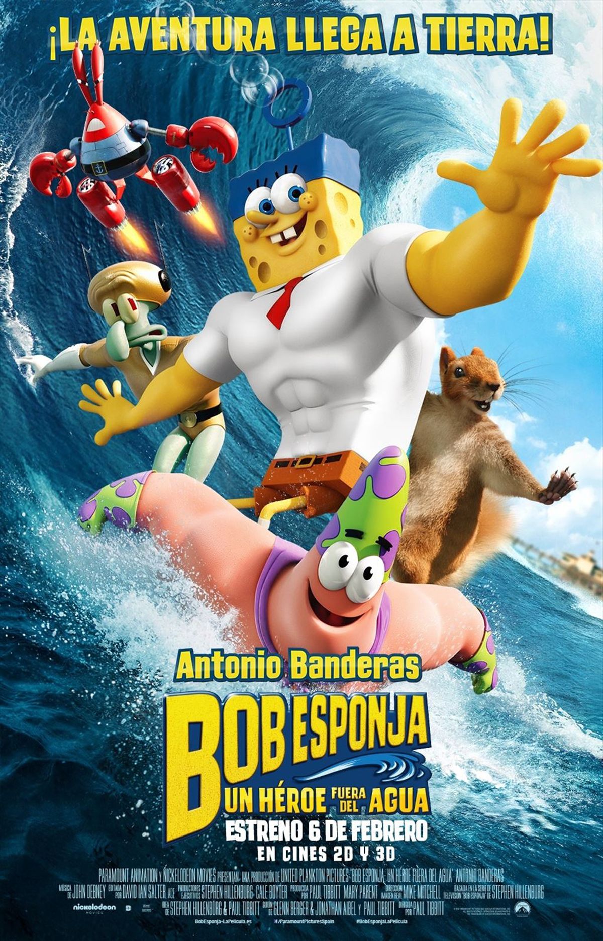 Bob esponja un héroe fuera del agua ver online