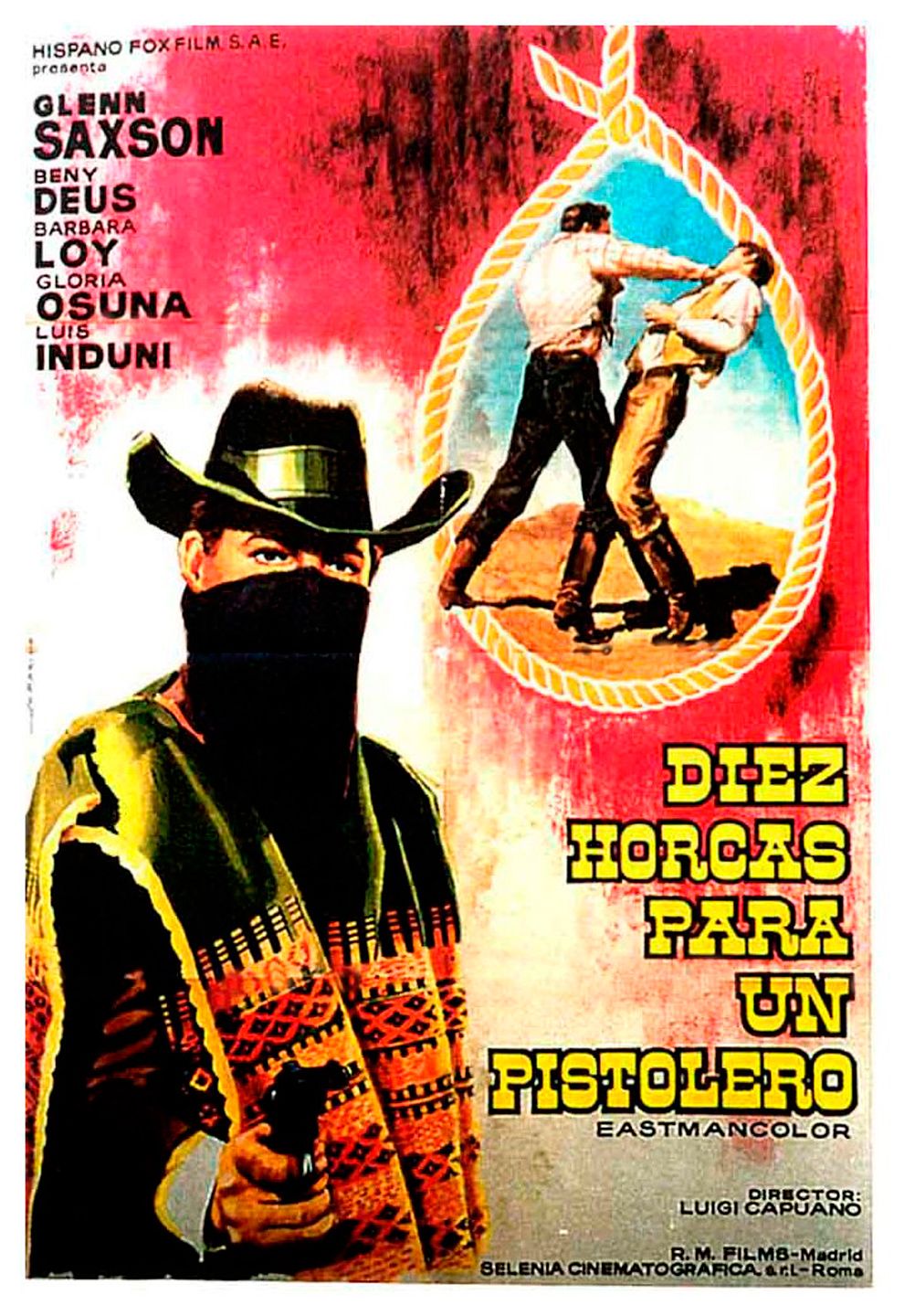 Diez horcas para un pistolero - Película 1967