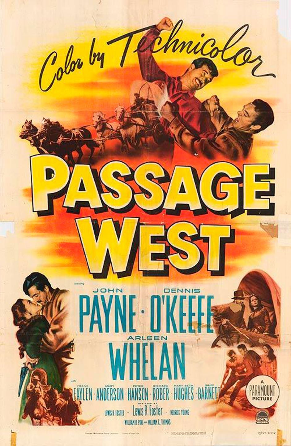 Pasaje al Oeste - Película 1951