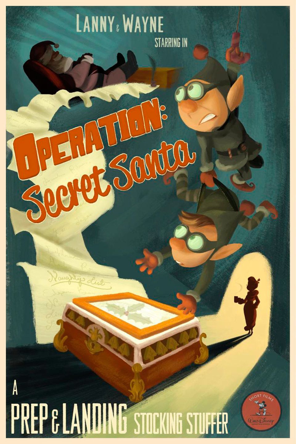 Patrulla de aterrizaje. Operación: El secreto de Santa - Cortometraje