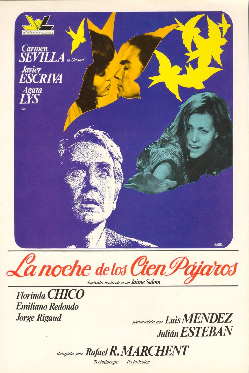 La noche de los cien pájaros - Película 1976