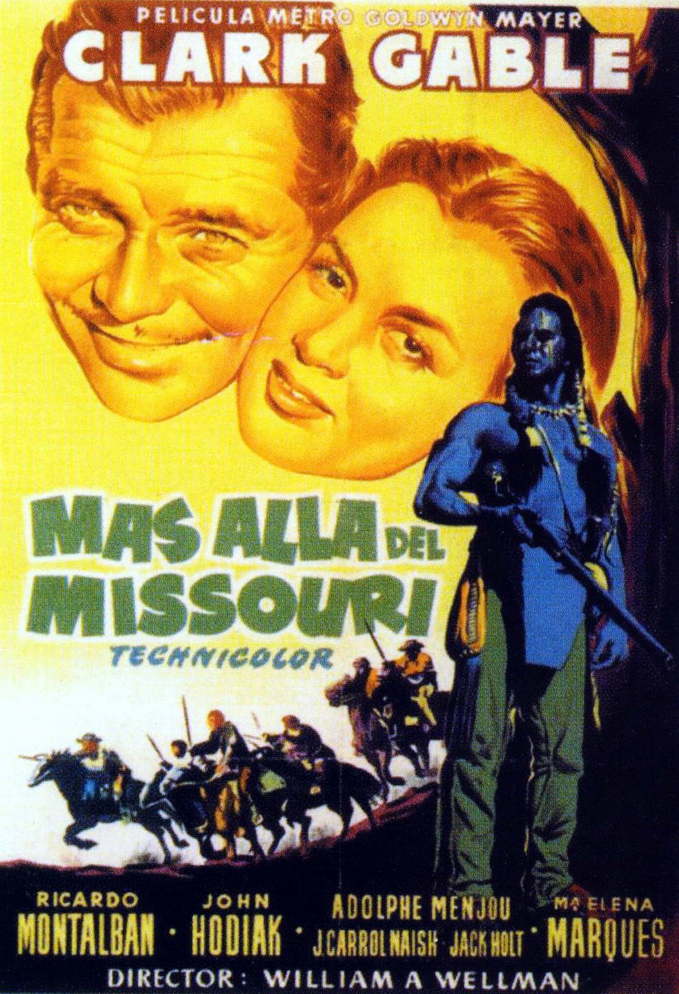 Más allá del Missouri - Película 1951