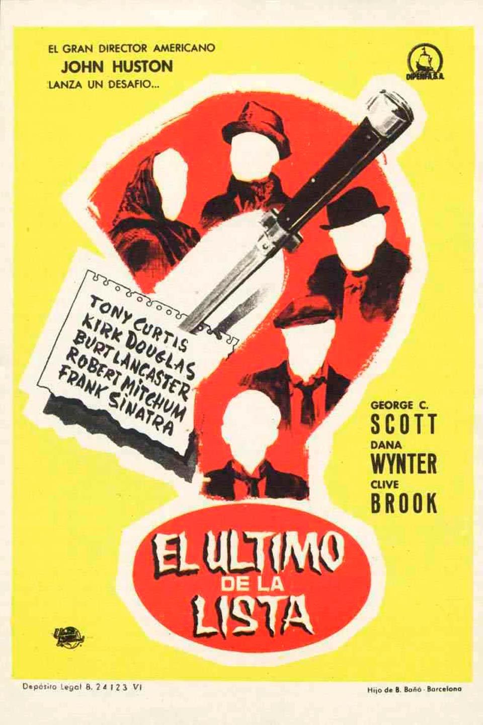 El último de la lista - Película 1963