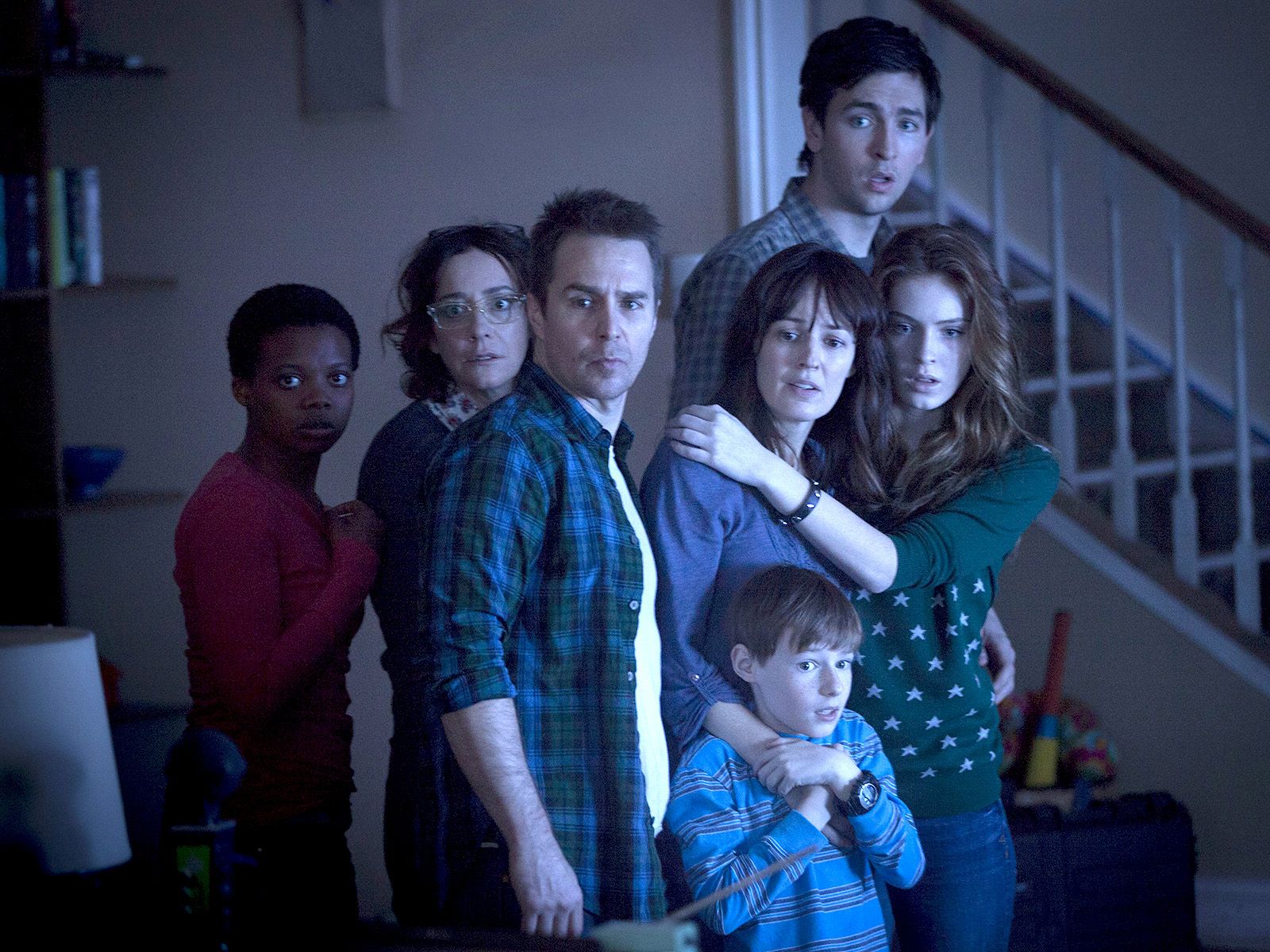 Foto de Rosemarie DeWitt Poltergeist Foto Nicholas Braun, Rosemarie DeWitt, Sam Rockwell