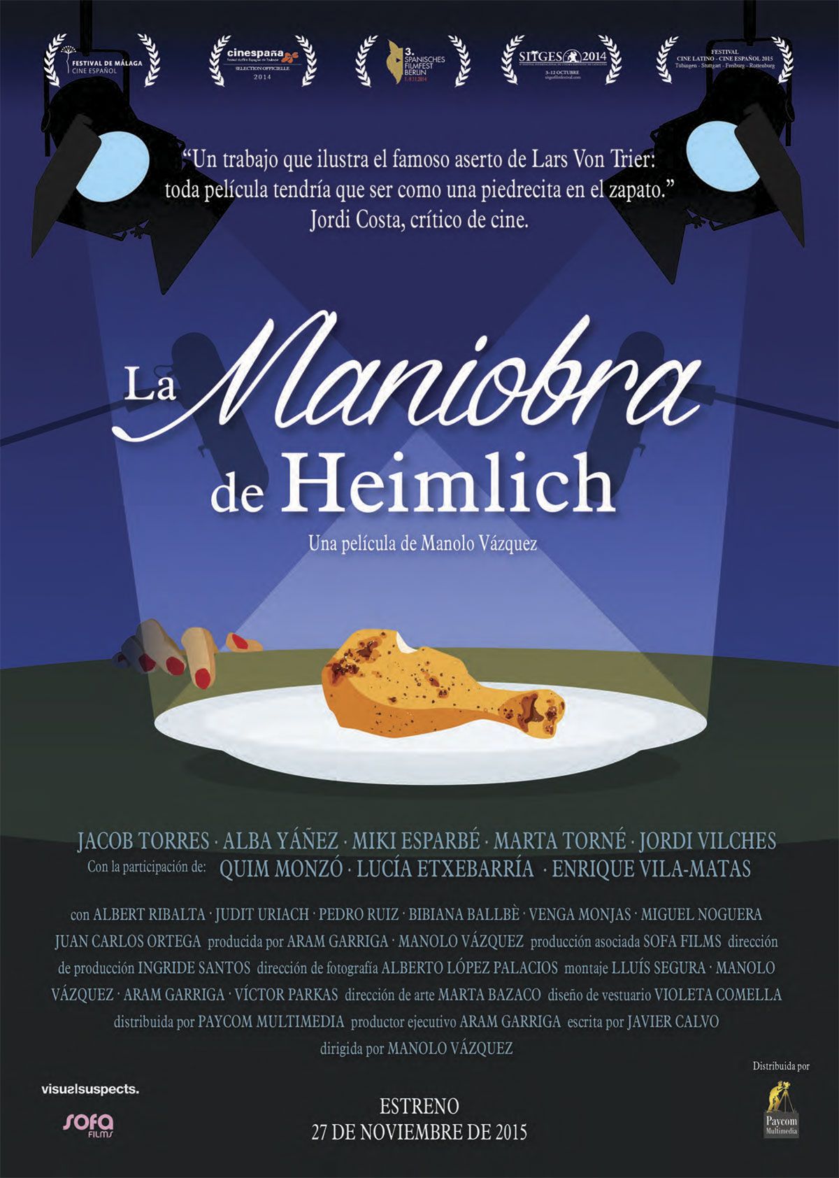 La maniobra de Heimlich - Película 2014