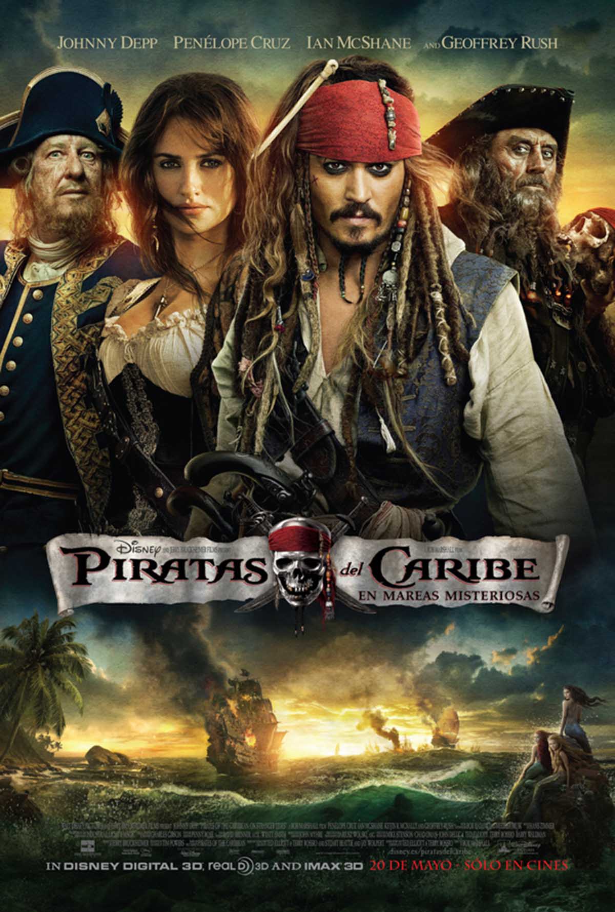 Piratas Caribe: mareas misteriosas - Película - SensaCine.com