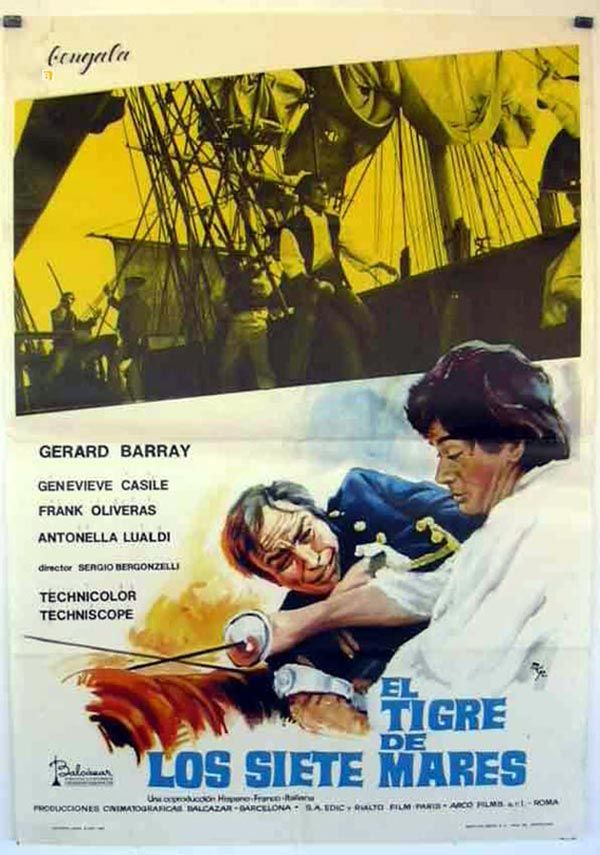 El tigre de los siete mares - Película 1966
